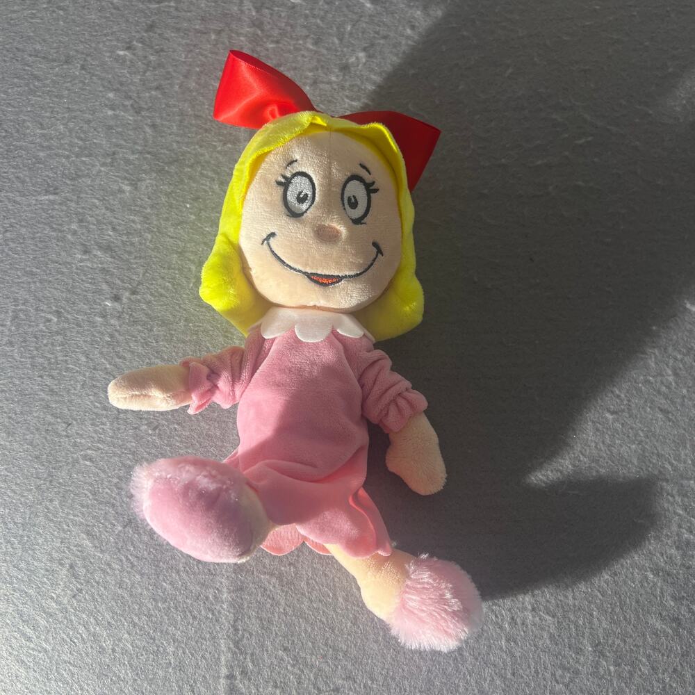 Aurora Dr Seuss Cindy Lou Who Plush Pink Dress 2024